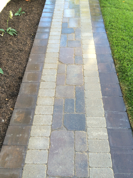 Brick Paver Sidewalk